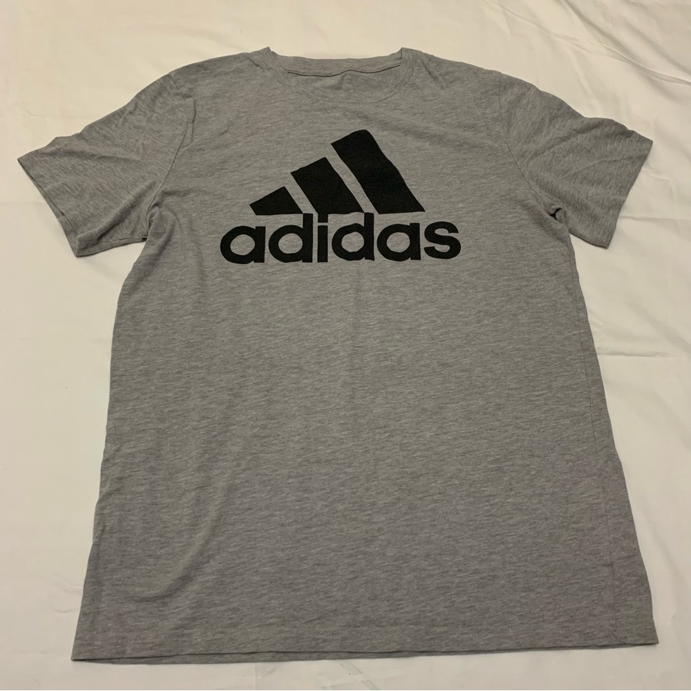 Adidas Mens Small Gray Shirt